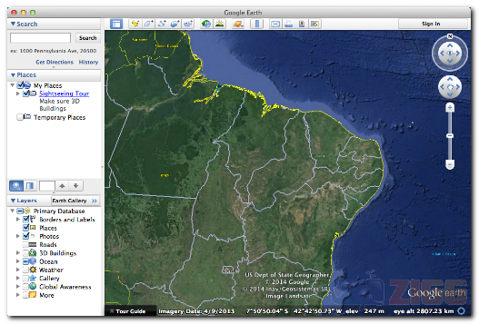 Google Earth para Mac