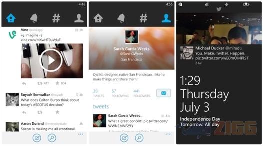 Twitter para Windows Phone