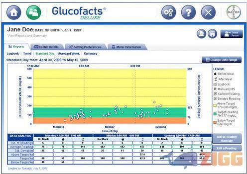 glucofacts deluxe diabetes management software download