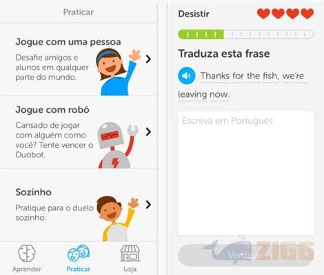 Duolingo para iphone