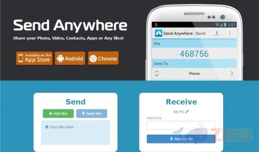 Send Anywhere com Android