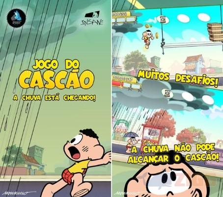JOGO DO CASCÃO, A CHUVA ESTÁ CHEGANDO!