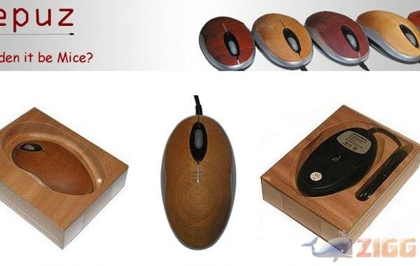 Wood Mouse – feito de madeira maciça