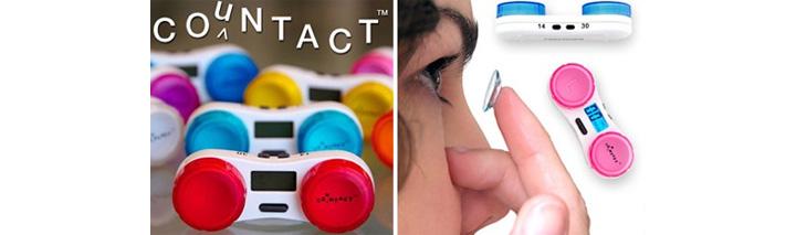 Caixa para quardar suas lentes, avisa a hora de trocar