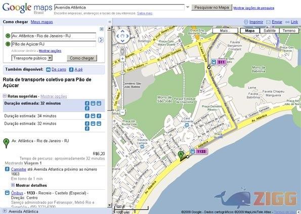 Serviço que indica qual transporte público pegar chega ao Rio