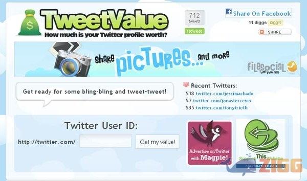 Quanto vale seu perfil no Twitter?