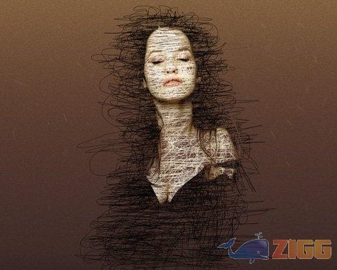 Criando uma foto com rabiscos 20 19 desenho rabiscado