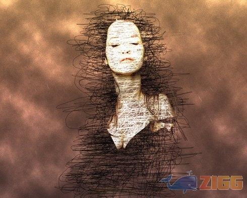 Criando uma foto com rabiscos 22 19 desenho rabiscado 23jpg zEBlgeE