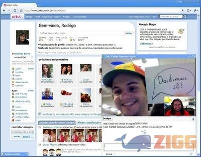 Fale cara a cara com seus amigos com o bate-papo por vídeo do orkut