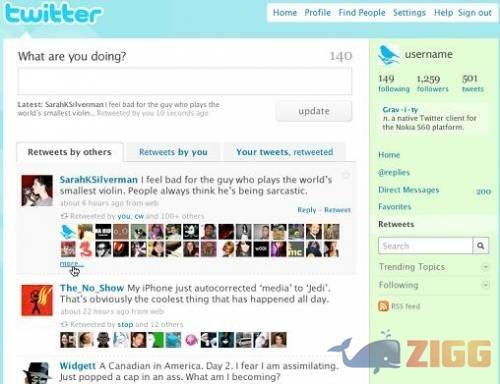 Twitter mostra como será ferramenta de RT