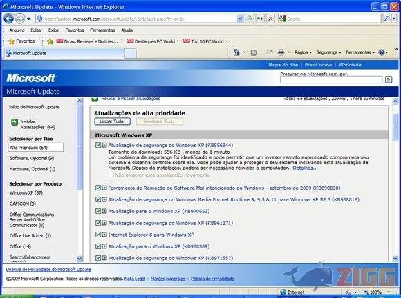 Como decidir que atualização do Windows deve ser instalada ou não