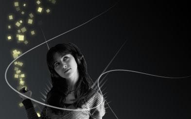 Estilização de foto com layer styles, stroke paths, brushes personalizados e clipping mask. 28 27 MbmubtW