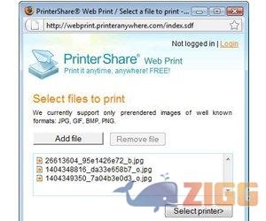 Imprima documentos pela internet. 4