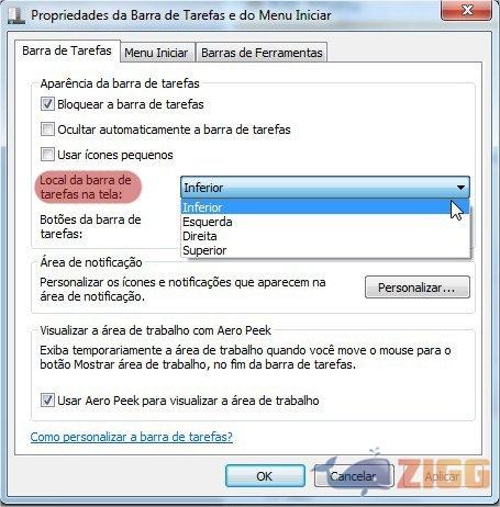 Modifique a aparência da Barra de Tarefas do Windows 7 4