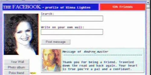 E se o Facebook tivesse sido criado nos anos 90?