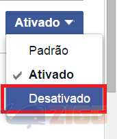 Facebook - Auto play desativado