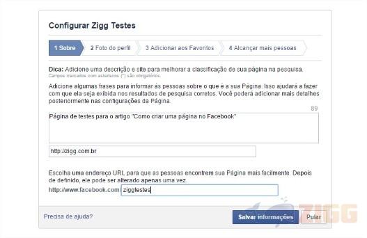 Como criar uma página no Facebook 5 como criar uma página no facebook