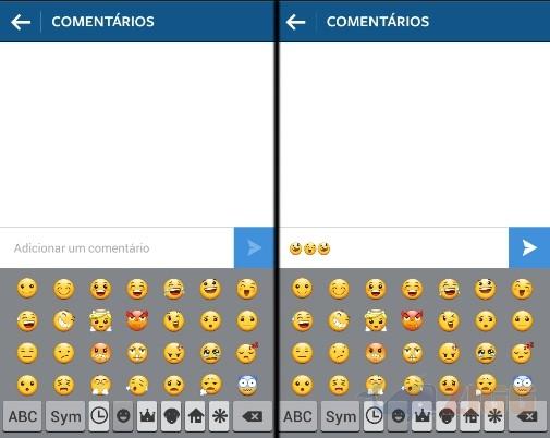 Como usar emoticons no Instagram 4 como usar emoticons instagram