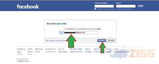 senha facebook