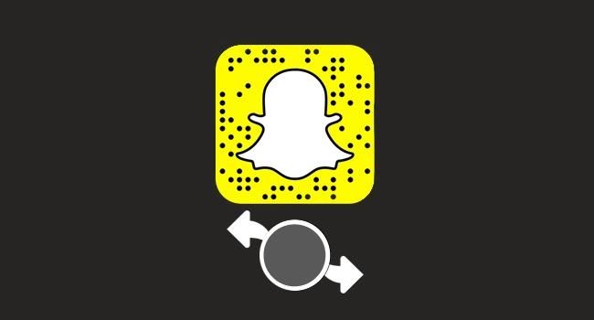Como alternar as câmeras do Snapchat durante a gravação 2 Como alternar as câmeras do Snapchat durante a gravação