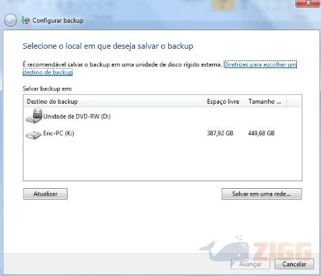 Como Fazer o Backup e Restauração dos arquivos no PC 3 Backup