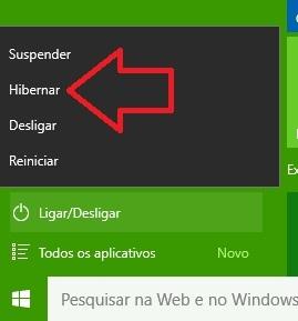 Como ativar o modo Hibernar no Windows 10 7