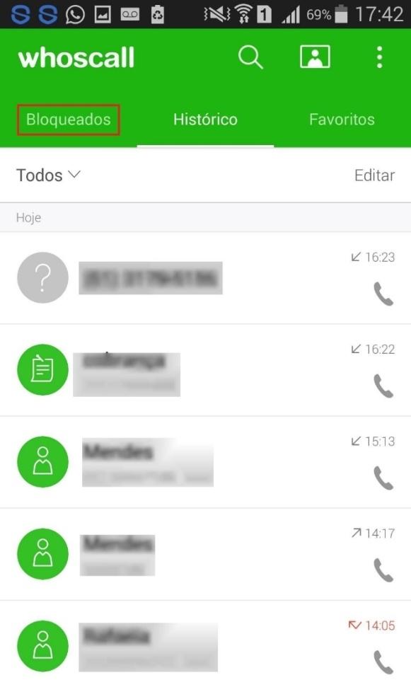 Como bloquear chamadas usando o aplicativo Whoscall 7