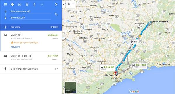 Como traçar rotas com o Google Maps 6 como traçar rotas google maps