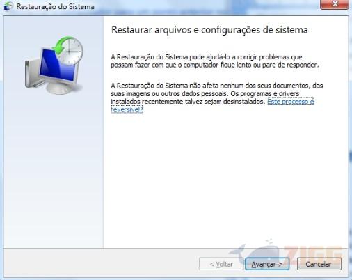 Como Fazer o Backup e Restauração dos arquivos no PC 7 Restauração