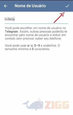 nome de usuario telegram