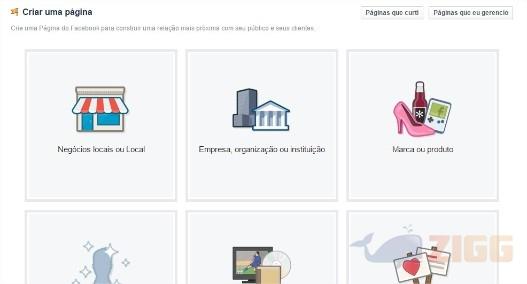 Como criar uma página no Facebook 3 como criar uma página no facebook