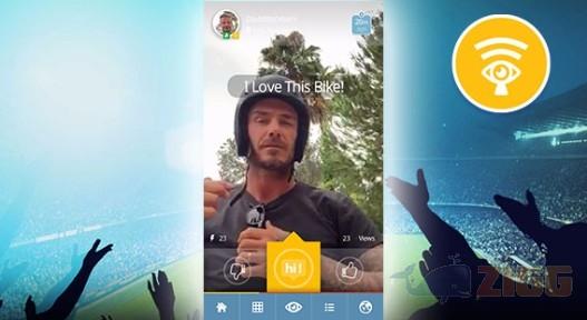 MyEye escala David Beckham para driblar a concorrência