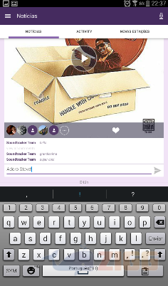 usando o SoundTracker