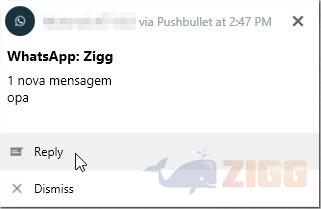 Como usar o WhatsApp no PC usando o Pushbullet 6 whatsapp pushbullet