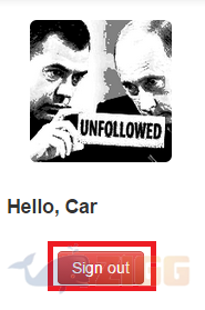 Como saber quem deixou de seguir você no Twitter 5 Sign Out