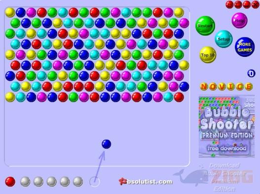 Bubble Shooter bolhas cinza