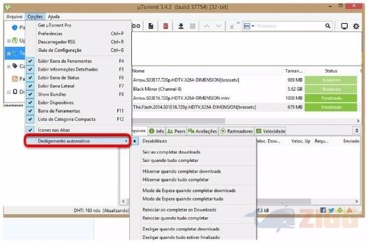 uTorrent - Como desligar o PC ao terminar tarefas 6 uTorrent - Como desligar o PC ao terminar tarefas