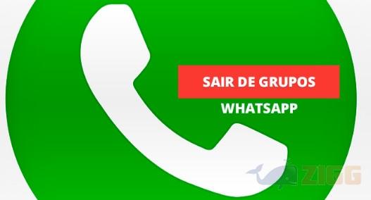 Sair do grupo whatsapp