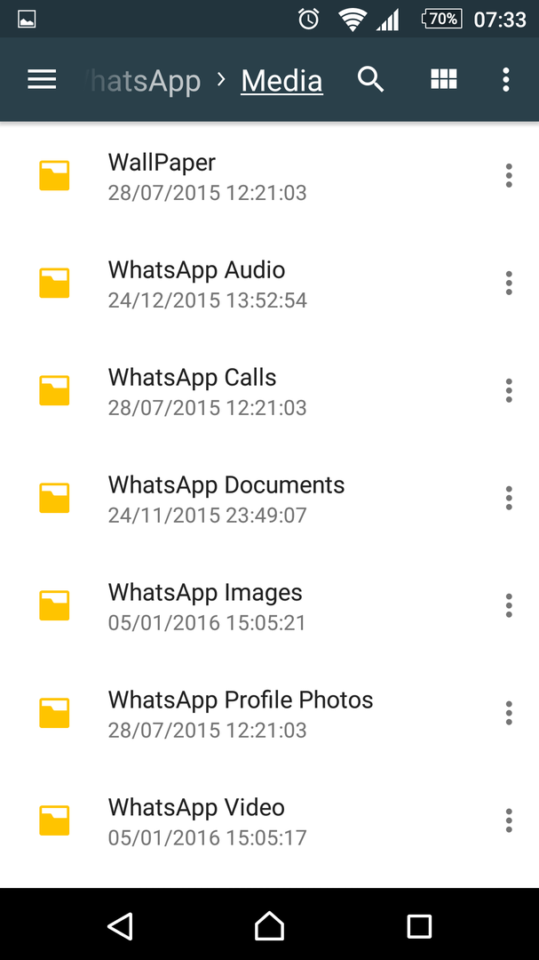 Como apagar as cópias de suas fotos no WhatsApp 6