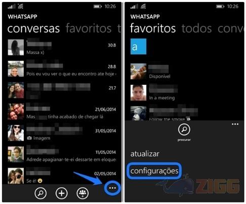 Como bloquear contatos no Whatsapp para Windows Phone e silenciar grupos 2 Como bloquear contatos no Whatsapp no Windows Phone