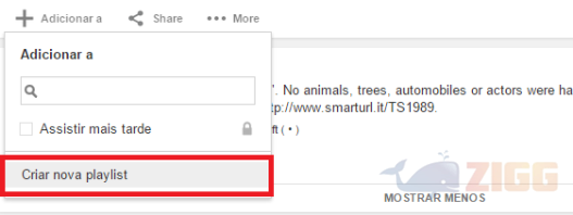 Como usar playlists no YouTube 5 Youtube - Nova playlist