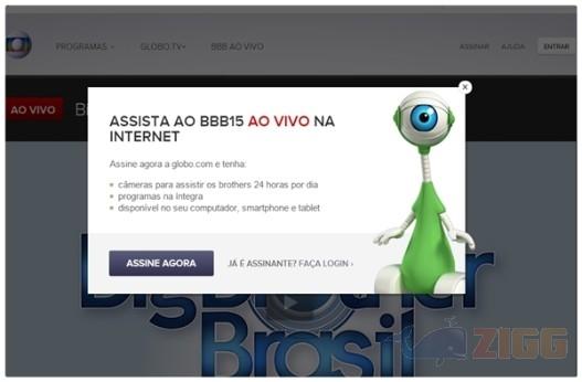 Como assistir vídeos online do Big Brother Brasil 2015