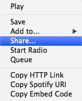 Como compartilhar playlists do Spotify 3