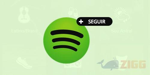 Como seguir playlists no Spotify