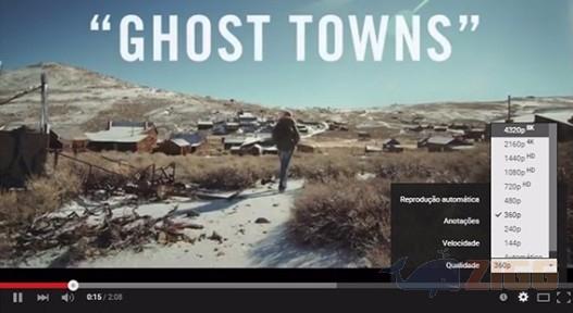 YouTube já oferece suporte a vídeos 8K