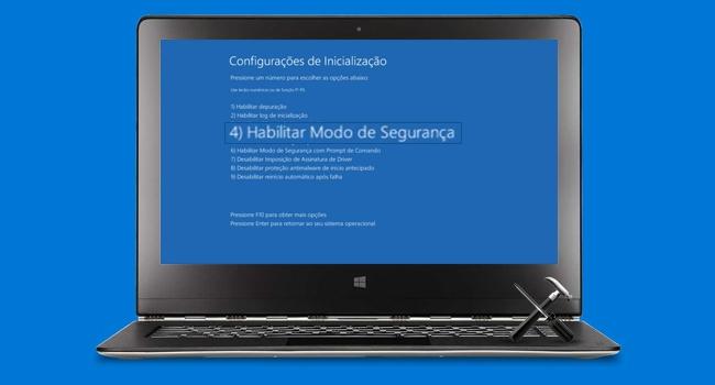 Como entrar em modo de segurança no Windows 10 2 Como entrar em modo de segurança no windows 10