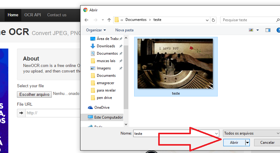 Como extrair o texto de uma imagem com o NewOCR