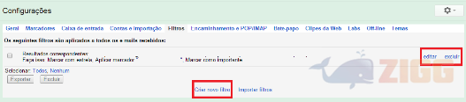 Como criar filtros no Gmail 9 Criar novo filtro