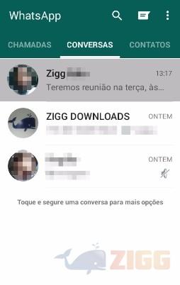 marcar conversa não lida no whatsapp