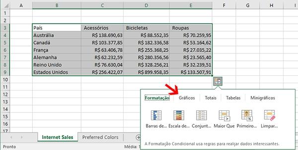 Como criar um gráfico básico no Microsoft Excel 2016 5 excel gráfico